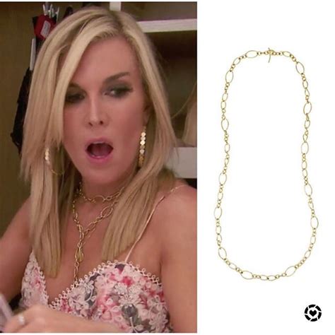 Tinsley Mortimer's Gold Link Necklace .